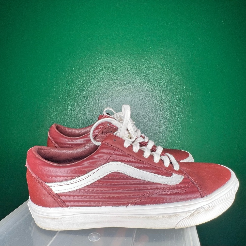 Leather vans